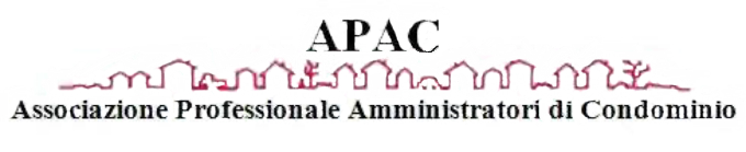 APAC Associazione Professionale Amministratori di Condominio